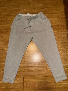 Polo Ralph Lauren Men's Size XLT Double Knit Jogger Pants Sweatpants Gray.